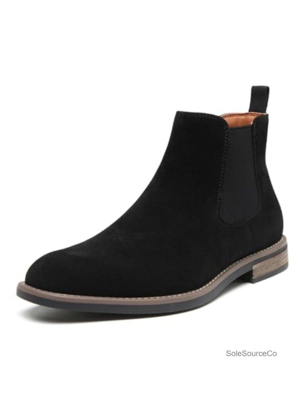 Suede Chelsea Boots Men's Slip-On Ankle Boot Classic Casual Comfort Durable